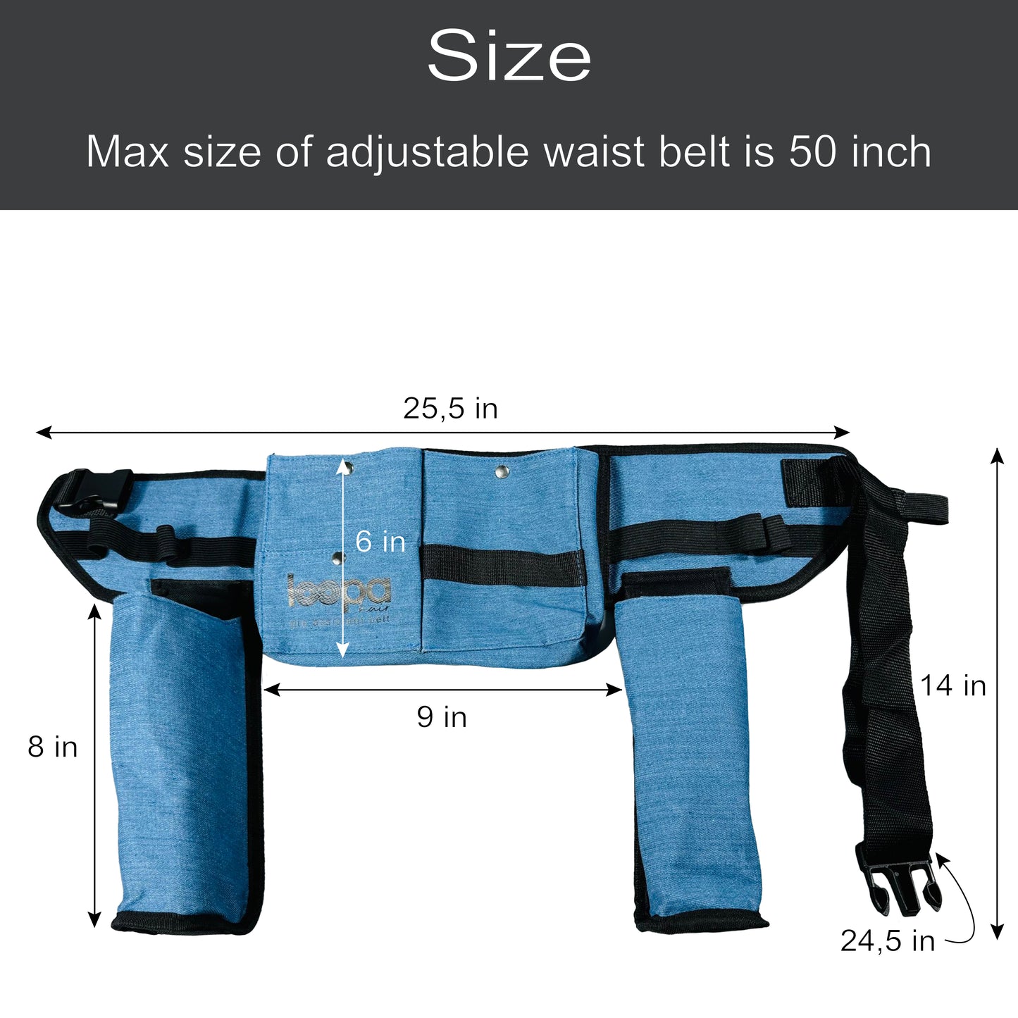 Loopa Hair - Pro Assistant Tool Belt for Hair Stylists