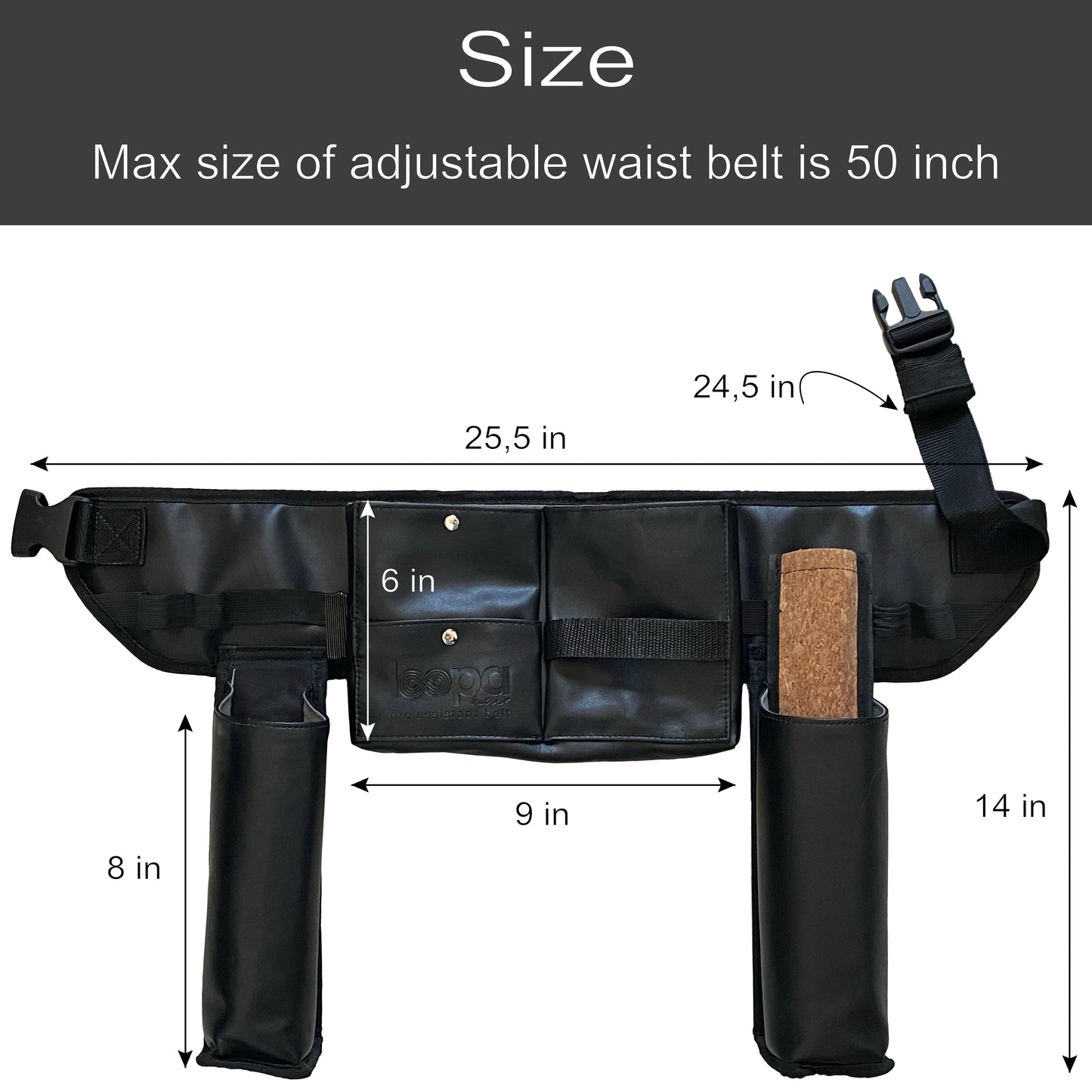 Loopa Hair - Pro Assistant Tool Belt for Hair Stylists